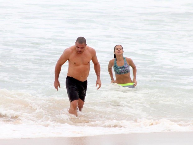 Ronaldo e Paula Morais (Foto: JC Pereira/AgNews)