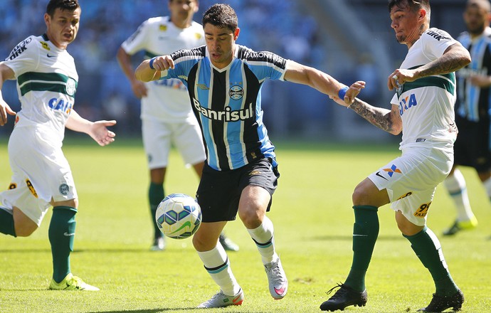 Giuliano - Grêmio x Coritiba (Foto: Lucas Uebel/Grêmio, Divulgação)