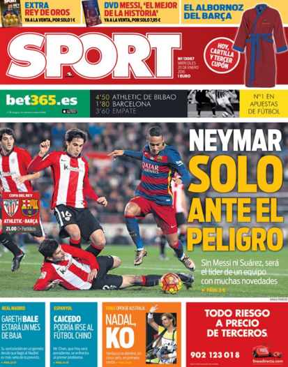 Neymar na capa do Sport