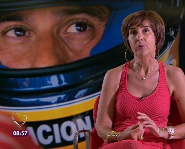 Irmã de Ayrton Senna fala da falta do ídolo das pistas (Foto: Mais Você / TV Globo)
