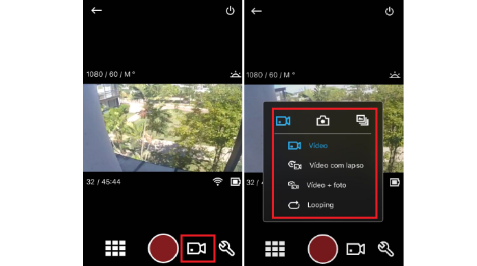 Pareando uma GoPro com um smartphone (Reprodução/Luana Marfim)