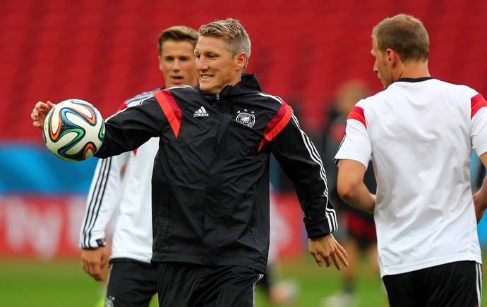 Schweinsteiger Treino Alemanha (Foto: Getty Images )