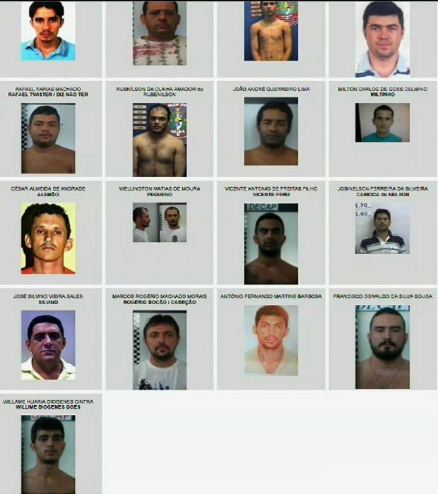 Com a prisão, polícia atualiza lista dos "mais procurados" (Foto: TV Verdes Mares/Reprodução)
