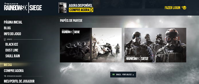 Escolha o wallpaper de Rainbow Six Siege para colocar na sua área de trabalho (Foto: Reprodução/André Mello)