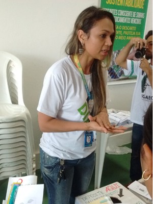 Especialista alerta para os riscos que o descarte indevido podem ocasionar a sociedade (Foto: Michel Sousa/G1)
