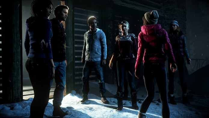 Until Dawn fez sucesso com seu enredo de filme de terror adolescente (Reprodução/All Games Beta)
