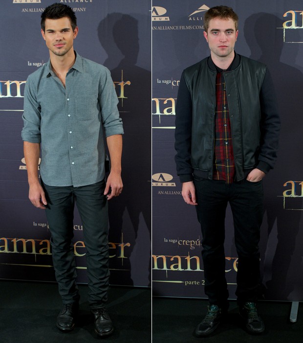 Taylor Lautner e Robert Pattinson (Foto: Getty Images)