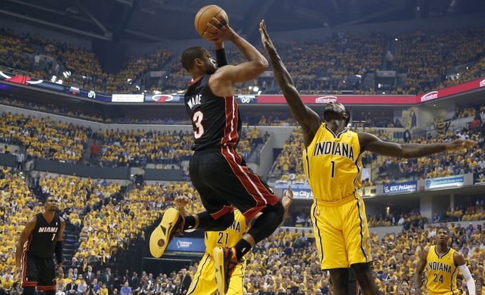 Indiana x Miami NBA Wade (Foto: Reuters)