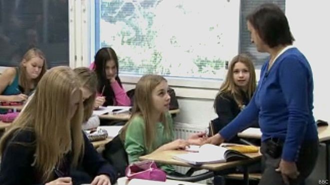 Ensino finlandês é uma das referências mundiais em qualidade da educação  (Foto: BBC)