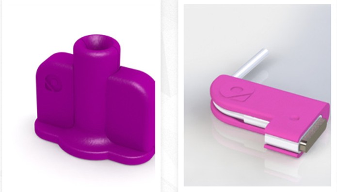 As duas opções de clipes protetores do MagSavior (Foto: Reprodução/MagSavior)