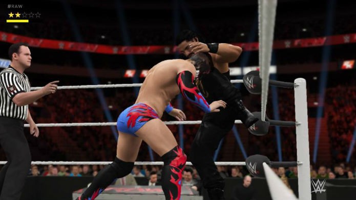 Em WWE 2K17, criar boas lutas importa mais do que vencer (Foto: Reprodução / Thomas Schulze)