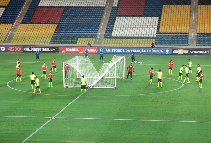 treino da seleção olímpica (Foto: Felipe Schmidt)