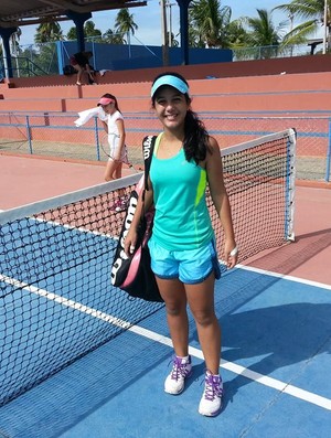 Gabriela Azevêdo tênis al  (Foto: Arquivo pessoal/Gabi Azevêdo)
