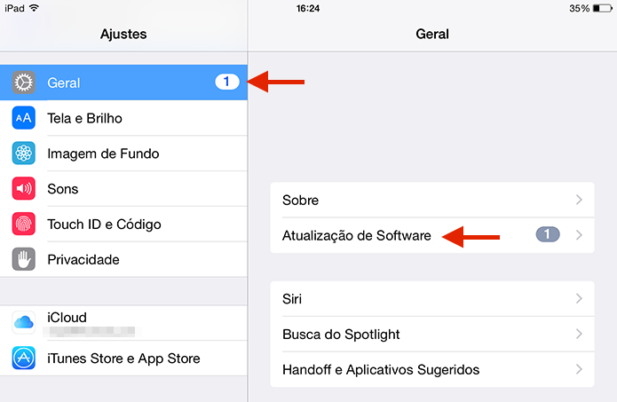Verificando a atualização de software para instalar o iOS 9 (Foto: Reprodução/Marvin Costa) Verificando a atualização de software para instalar o iOS 9 (Foto: Reprodução/Marvin Costa)
