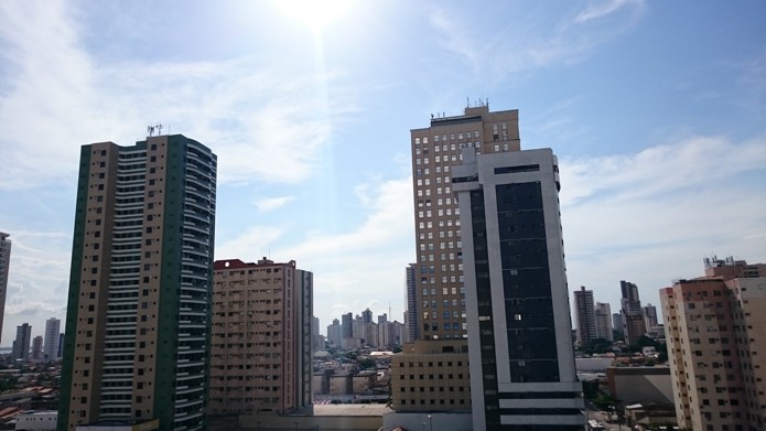 Mesmo com incidência direta do sol, imagens do Z3 ficam com bom contraste e não estouram (Foto: Paulo Alves/TechTudo)