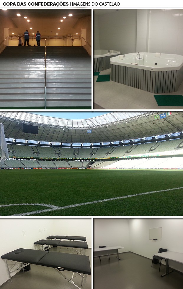 mosaico castelão seleção brasileira (Foto: Richard Souza)
