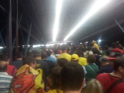 Metrô Arena Corinthians (Foto: Bruno Giufrida)