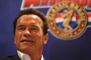 Arnold Schwarzenegger no Rio (Foto: Manuela Scarpa /Foto Rio News)