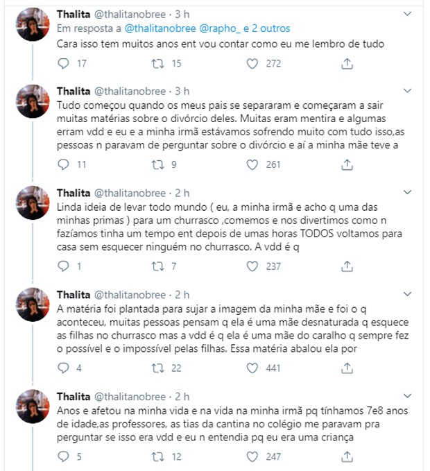 Filha de Adriana Bombom esclarece boatos de que teria sido esquecida com a irmã em churrasco (Foto: Reprodução/Twitter) Filha de Adriana Bombom esclarece boatos de que teria sido esquecida com a irmã em churrasco (Foto: Reprodução/Twitter)