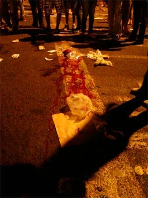 Jovem morreu atropelado em uma manifestação em Ribeirão Preto (Foto: Carol Strabelli/EPTV) Jovem morreu atropelado em uma manifestação em Ribeirão Preto (Foto: Carol Strabelli/EPTV)
