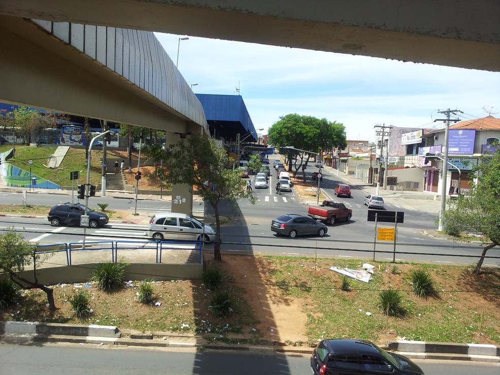 Região do distrito do Ouro Verde, em Campinas, terá desapropriações (Foto: Maurício Barbosa / G1)