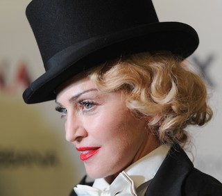 Madonna em première em Nova York, nos Estados Unidos (Foto: Dimitrios Kambouris/ Getty Images/ AFP)