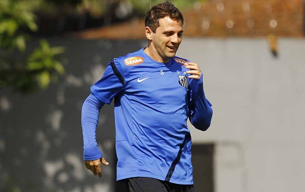 Montillo treino santos (Foto: Divulgação Santos)