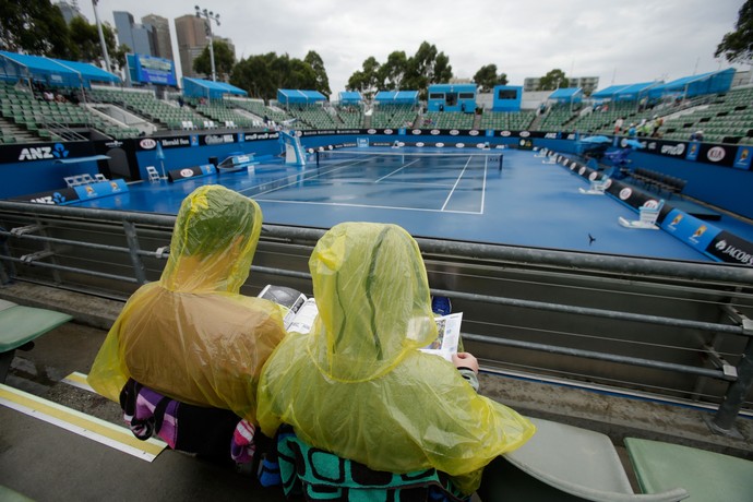 Chuva atrasa partidas do Aberto da Austrália de tênis (Foto: Getty Images)