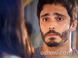 William é pego de surpresa por Celina (Foto: Além do Horizonte/TV Globo)