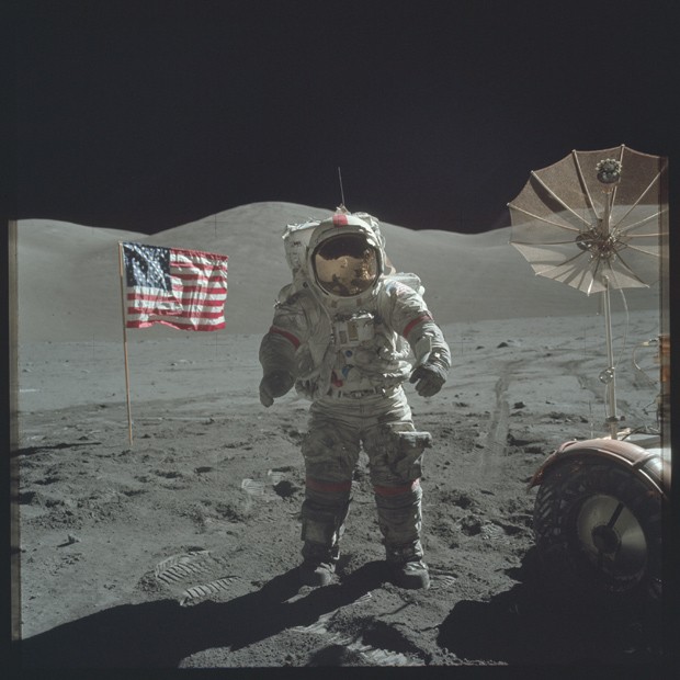 Imagem do acervo do Project Apollo Archive (Foto: Divulgação)