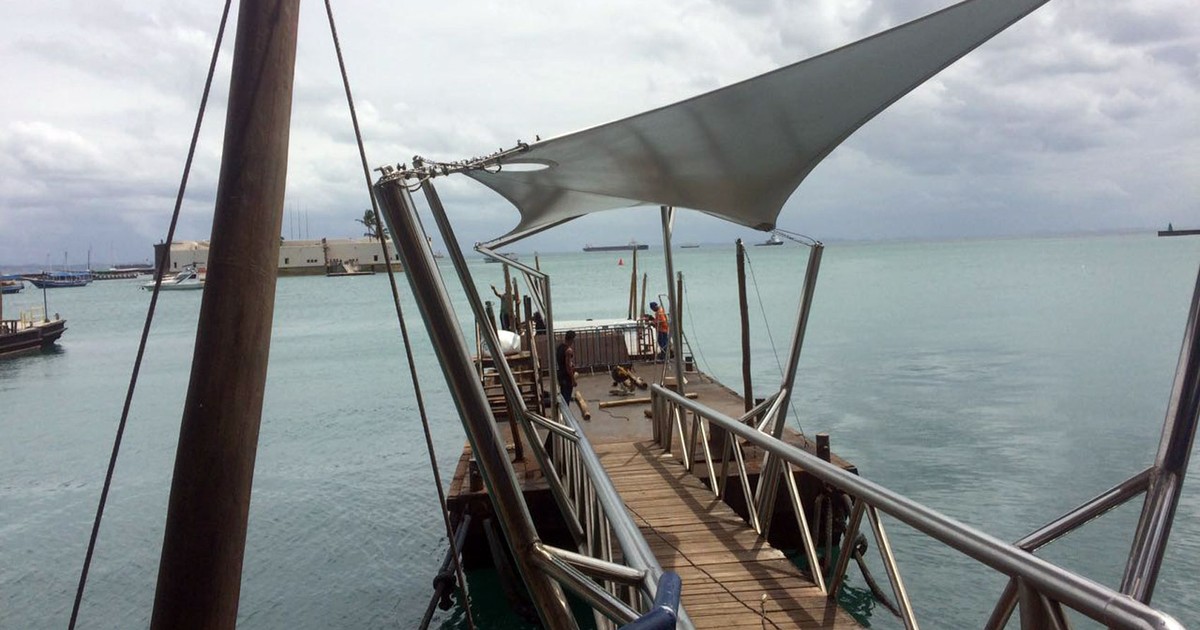 G1 Travessia Salvador Mar Grande volta a operar após parada por