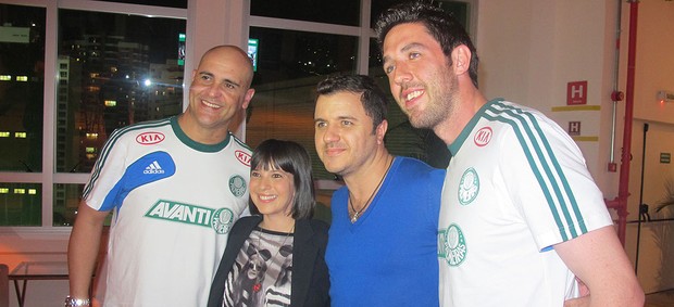 Marcos, Bruno, Mauricio Manieri, Palmeiras (Foto: Diego Ribeiro / Globoesporte.com)