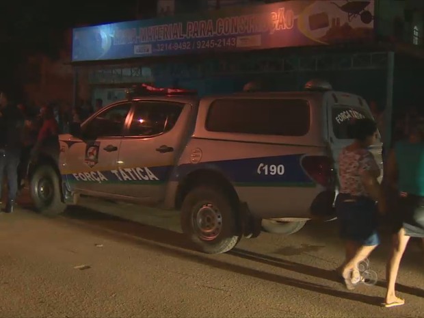 Policiamento foi reforçado em Porto Velho pela Secretaria de Segurança Pública (Foto: TV Rondônia/Reprodução)