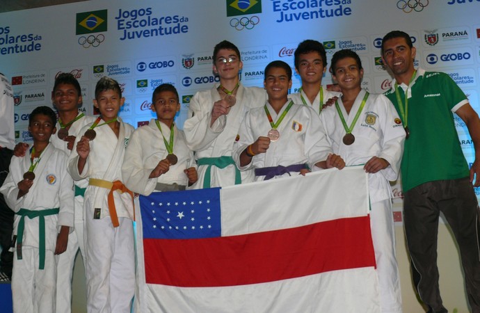 Judô do Amazonas é bronze nos Jogos Escolares (Foto: Antônio Barros/Sejel)