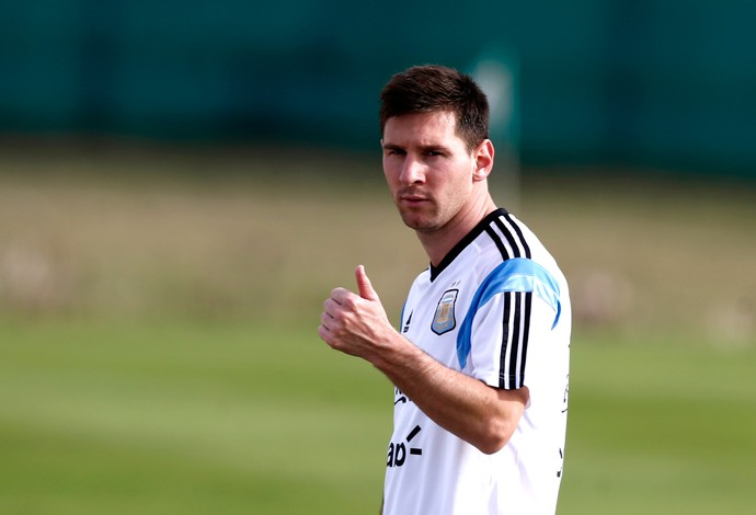 Messi treino Argentina (Foto: REUTERS)