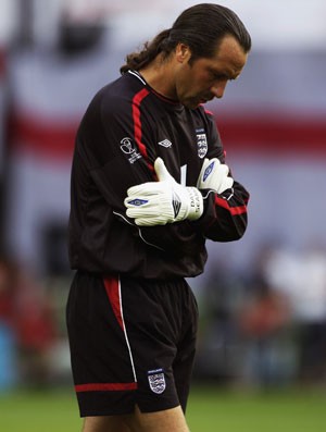 david seaman brasil Inglaterra copa do mundo 2002 (Foto: Agência Getty Images)