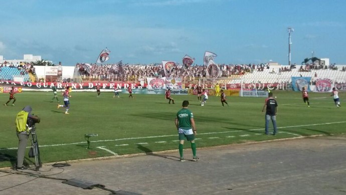 Guarany de Sobral x Fortaleza Campeonato Cearense Junco (Foto: Caio Ricard/TV Verdes Mares) Guarany de Sobral x Fortaleza Campeonato Cearense Junco (Foto: Caio Ricard/TV Verdes Mares)