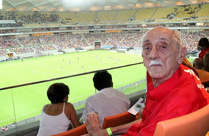 Amadeu Teixeira na Arena da amazônia (Foto: Isabella Pina)