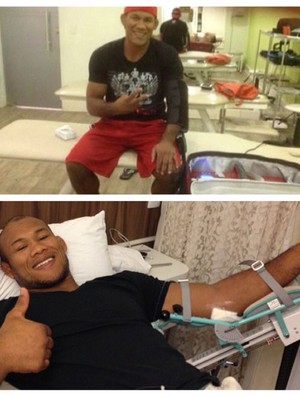 Ronaldo Jacaré após cirurgia (Foto: Reprodução - Instagram)