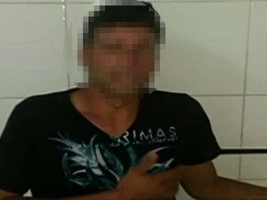 Homem de 29 anos é preso suspeito de estuprar idosa em Goiás (Foto: Reprodução/ TV Anhanguera)