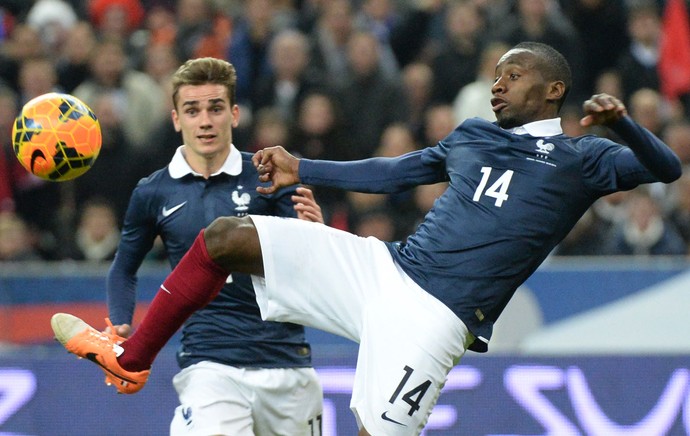 Matuidi Comemoração França contra Holanda amistoso (Foto: AFP)