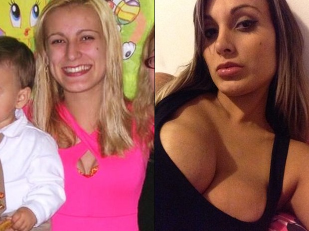 Andressa Urach - antes e depois (Foto: Arquivo Pessoal/Divulgação)