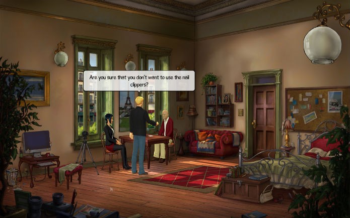 Broken Sword 5: humor sutil (Foto:Reprodução/Lílian Moreira)