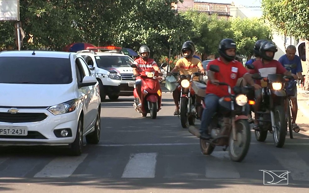 Traumatismo craniano está entre as lesões mais graves sofridas pelos motociclistas, diz Samu (Foto: Reprodução/TV Mirante)