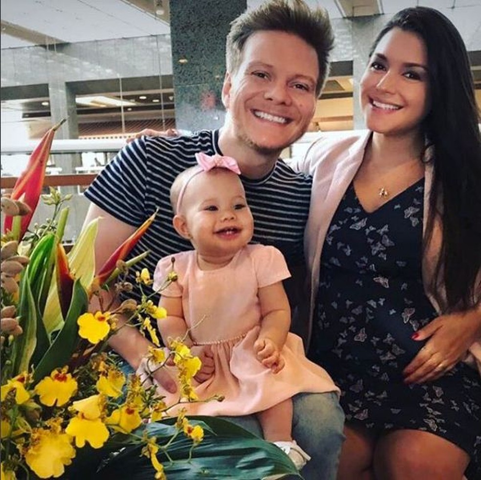 Teló com Thais Fersoza grávida e Melinda (Foto: Arquivo pessoal)