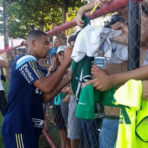 Gabriel Jesus Palmeiras Goiânia (Foto: Marco Aurélio Souza)