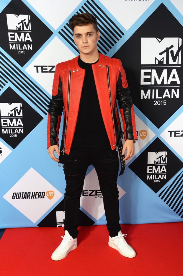 Martin Garrix no MTV EMA 2015 (Foto: Getty Images)