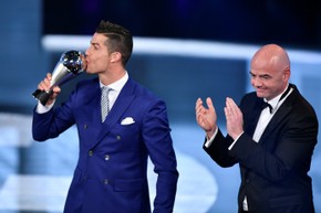 Cristiano Ronaldo premio Fifa The Best (Foto: AFP) Cristiano Ronaldo premio Fifa The Best (Foto: AFP)