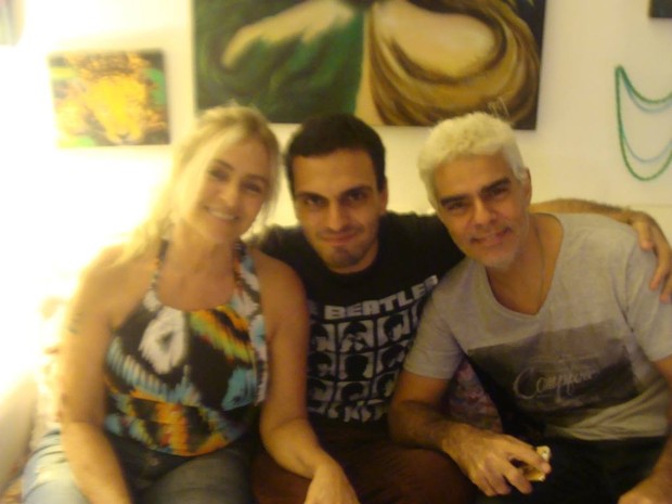 Márcia Brita, Rian e Nizo Neto (Foto: Reprodução / Instagram)