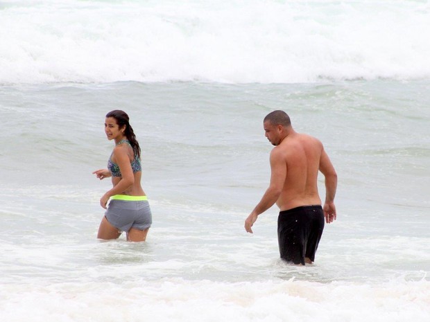 Ronaldo e Paula Morais (Foto: JC Pereira/AgNews)